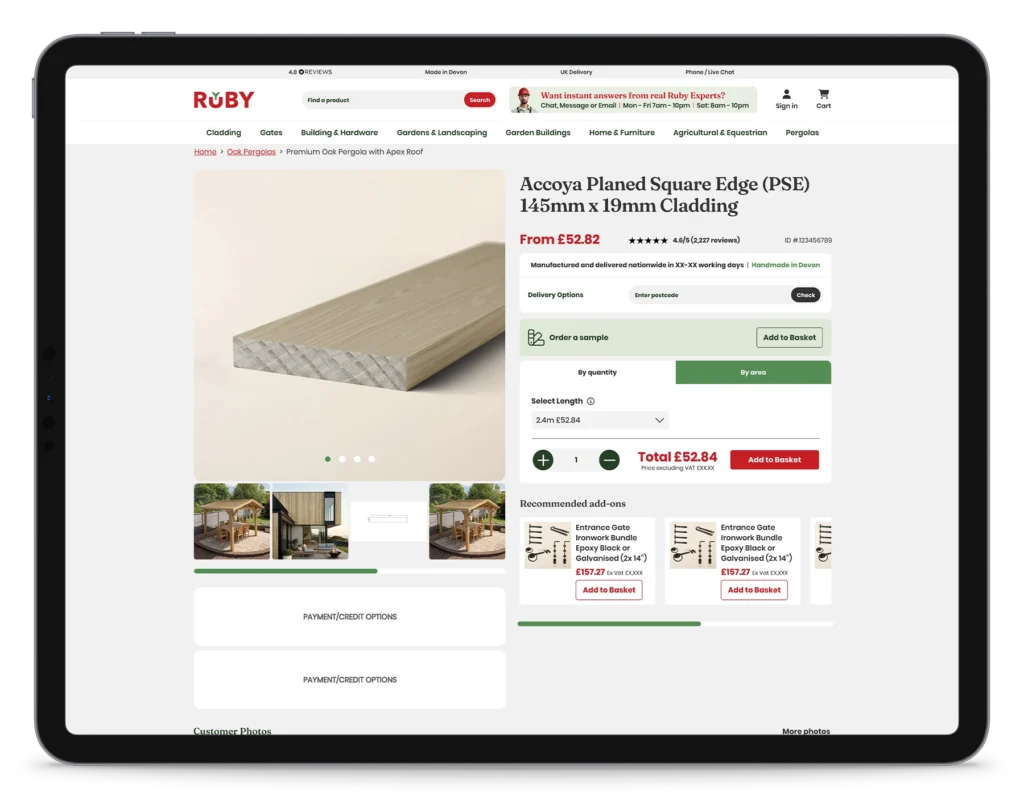UI e-commerce designer Devon